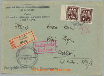 275843 - 1943 PROTEKTORÁT - ČESKÁ EVAKUAČNÍ KOMISE V BRATISLAVĚ