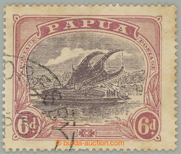 275850 - 1916-1931 SG.101c Lakatoi 6P s menším nápisem PAPUA, prů