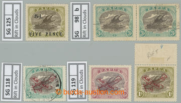 275852 - 1918-1931 SG.98b.var, 118var, 119var, 120var, 125var, Lakato
