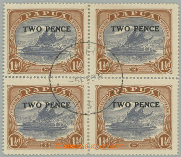 275856 - 1931 SG.122a, přetisková Lakatoi 2P/1½P ve 4-bloku, s men