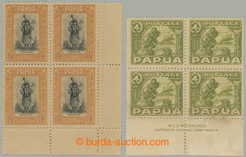 275859 - 1932-1940 SG.130a, 135, Motivy ½P a 4P ve 4-blocích, tisk 