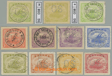 275862 - 1911-1912 SG.O38-O45, O38w, O40w, kompletní série služebn