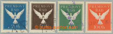 275874 - 1954 PRÉMIOVÝ ŘÁD / Pof.1a, 2, 3, 4a, sestava 4ks použi