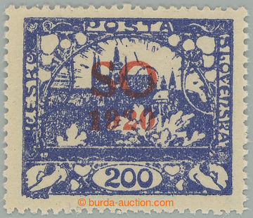 275878 -  Pof.19Aa, Hradčany 200h fialově modrá, HZ 13¾ : 13½, �