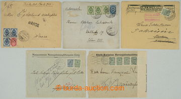 275897 - 1905-1916 sestava 5ks celistvostí, z toho 1x cenné psaní 