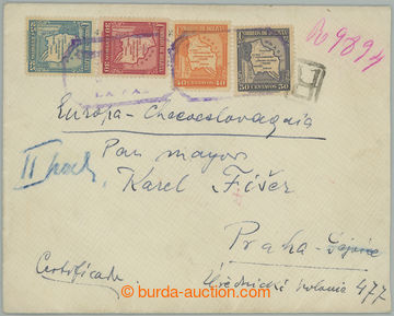 275900 - 1935 ČS. VOJENSKÁ MISE V BOLÍVII / R-dopis adresovaný do