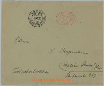 275901 - 1925 firemní dopis adresovaný do ČSR, vyplacený červen�