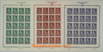 275936 - 1944 GENERALGOUVERNEMENT / Mi.117-119, A.H. 12Gr+1Zl - 84Gr+