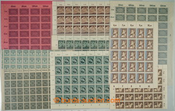 275938 - 1942-1944 ARCHOVINA / sestava kompletní archů: Mi.821, 854
