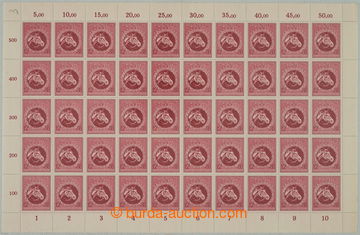275939 - 1944 ARCHOVINA / Mi.901I, 901II, Velká cena Vídně 12+88Pf