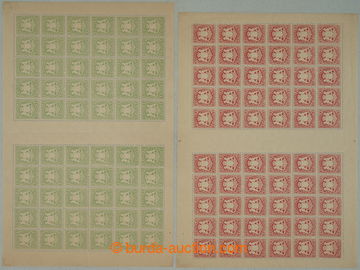 275944 - 1875 ARCHOVINA / Mi.32a, 33, Znak 1Kr a 3Kr v kompletní 50k