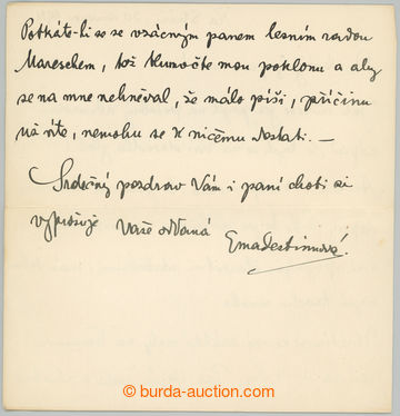 275952 - 1921 DESTINNOVÁ Emma (1878–1930) (Emilie Kittlová), svě