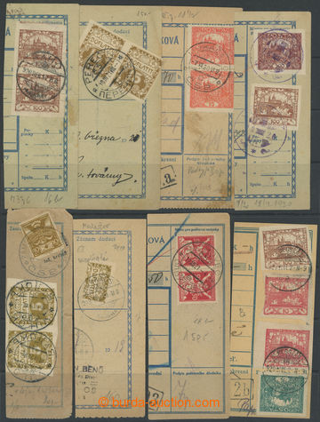 275987 - 1919-1938 ÚSTŘIŽKY PRŮVODEK / sestava 46ks ústřižků 