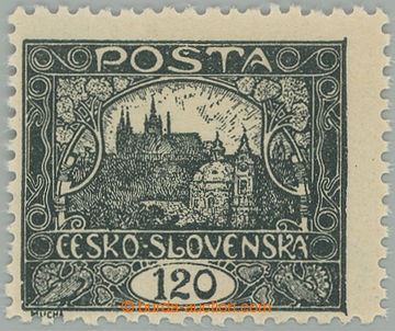 276270 -  Pof.21D, 120h black-grey, line perforation 11½; mint never