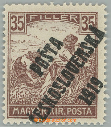 276347 -  Pof.109, 35f brown, overprint type IV.; hinged, exp. Vrba