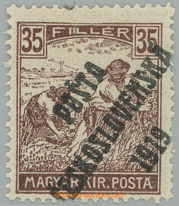 276348 -  Pof.109, 35f brown, overprint type IV.; hinged, exp. Vrba