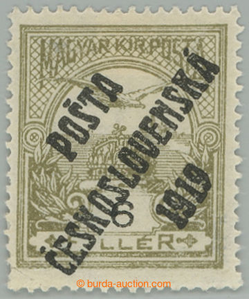 276349 -  Pof.92, 6f olive, overprint type I.; hinged, exp. Vrba