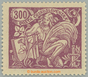 276405 -  Pof.175A I, 300h violet with line perforation 13¾, type I.