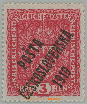 276450 -  Pof.49I, Znak 3K světle červená, úzký formát, II. typ