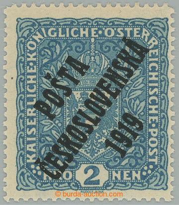 276465 -  Pof.48II, Coat of arms 2 Koruna light blue, landscape forma