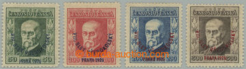 276472 - 1926 Pof.183-186, Festival 50h - 300h, complete set with wmk