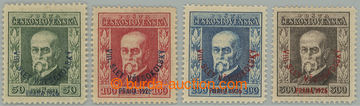 276480 - 1926 Pof.183-186, Slet 50h - 300h, kompletní základní sé