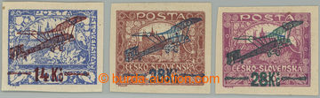 276551 -  Pof.L1-L3, I. provisional air mail stmp., basic imperforate