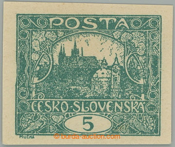 276572 -  Pof.4Na, 5h dark blue-green; label, slightly toned, exp. Vr