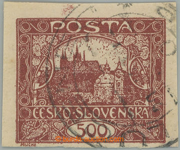 276603 -  Pof.25 IIr, 500h brown with II. type frame, pos. 93/1; exp.