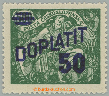 276638 - 1926 Pof.DL45B, Výpotřební HaV 50/500h zelená s HZ 13¾ 