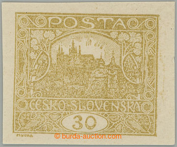 276668 -  ZT  hodnoty 30h, V. kresba ve žluté barvě; po nálepce, 