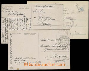 27701 - 1915-16 sestava 3ks pohlednic z lodí SMS  HELGOLAND, CZEPEL
