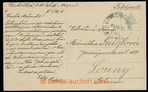 27703 - 1915 S.M.S. CSEPEL/ 1.XII.15., round black-green with date, 