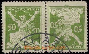 27816 - 1920 Pof.156TBa, close opposite facing pair, exp. by Gilbert