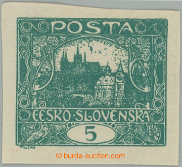 279206 -  Pof.4Na, 5h dark blue-green; hinge / label, irregular margi