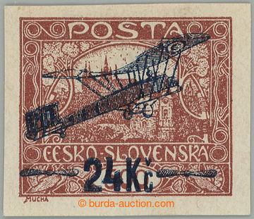 279396 -  Pof.L2 IIs, I. letecké provizorium 24Kč/500h hnědá, II.