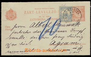 27947 - 1901 R-zálepka Mi.K12 (číslice 3,5mm), dofr. zn. 25f, DR 