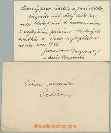 279801 - 1965 HEYROVSKÝ Jaroslav (1890–1967), Czech fyzikální chemik,