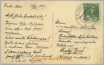279916 - 1932 ŠVÁB-MALOSTRANSKÝ Joseph (1860-1932), at all the first 