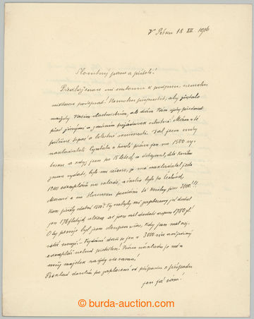279924 - 1916 HEYDUK Adolf (1835-1923), important Czech poet and writ