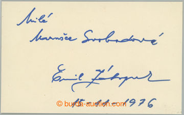279953 - 1976 ATHLETICS / ZÁTOPEK Emil (1922-2000), Czechoslovak athl