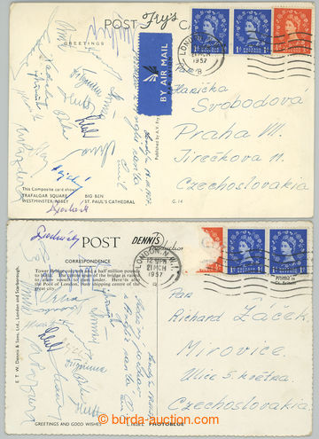 279977 - 1957 FOOTBALL / SPARTA PRAGUE (Spartak Prague Sokolovo) / co