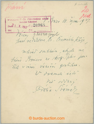 280119 - 1947 ŠRÁMEK Fráňa (1877–1952), important Czech poet and writ