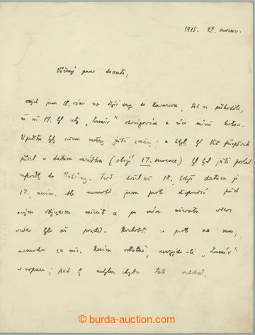 280158 - 1915 DYK Viktor (1877-1931), important Czech poet, prose-wri