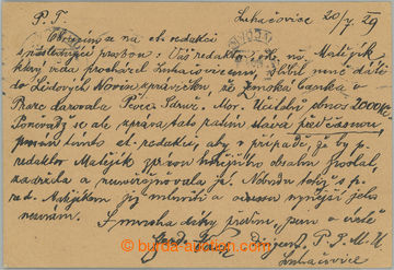 280192 - 1929 VACH Ferdinand (1860-1939), Czech composer, pedagogue, 