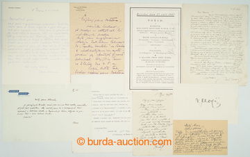 280209 - 1890-1970 [COLLECTIONS]  SELECTION of / signatures and rukop