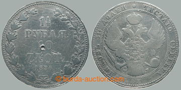 280322 - 1836 POLSKO / Mikuláš I. (1825-1855), 1½ rubl - 10 Zlotych 1