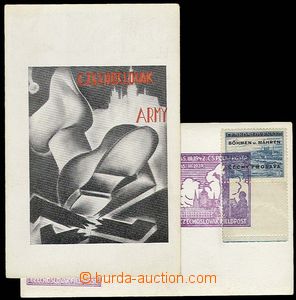 28039 - 1942 comp. 13 pcs of advertising photo Ppc with Czechosl. mo