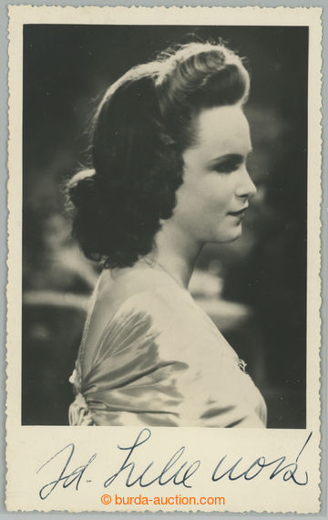 280597 - 1940 SULANOVÁ Zdenka (1920–2004), important Czech actress an