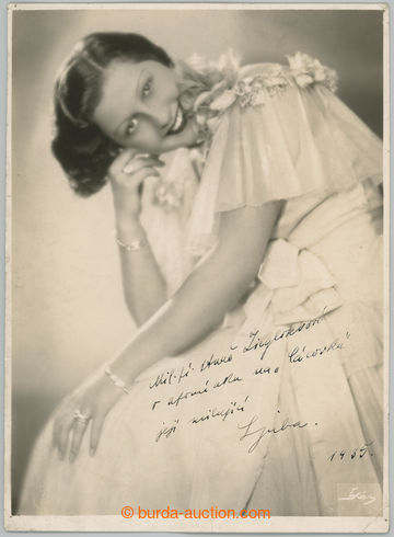 280610 - 1935 HERMANOVÁ Ljuba (1913-1996), Czech actress, muzikálová 